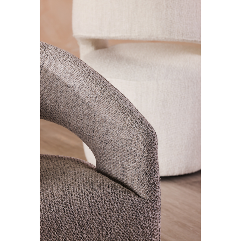 media image for Barrow Performance Fabric Rolling Dining Chair 282