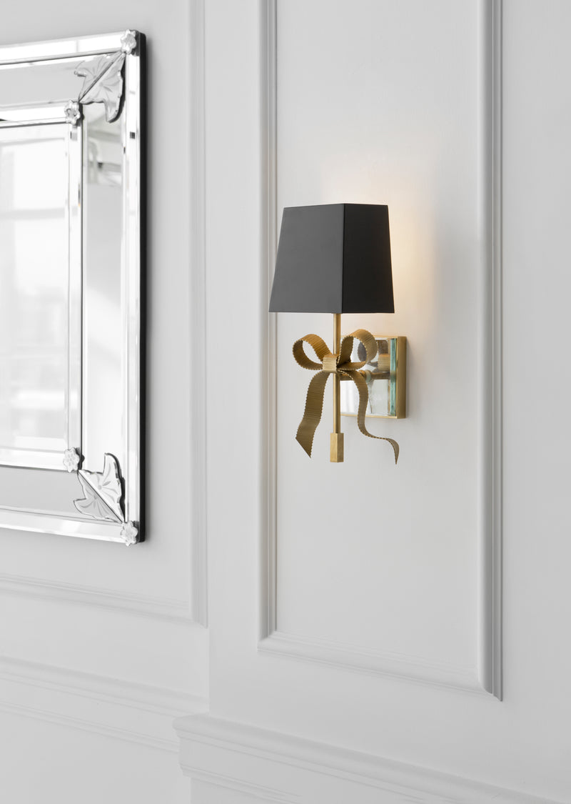 media image for Ellery Gros-Grain Bow Small Sconce by Kate Spade Lifestyle 1 258