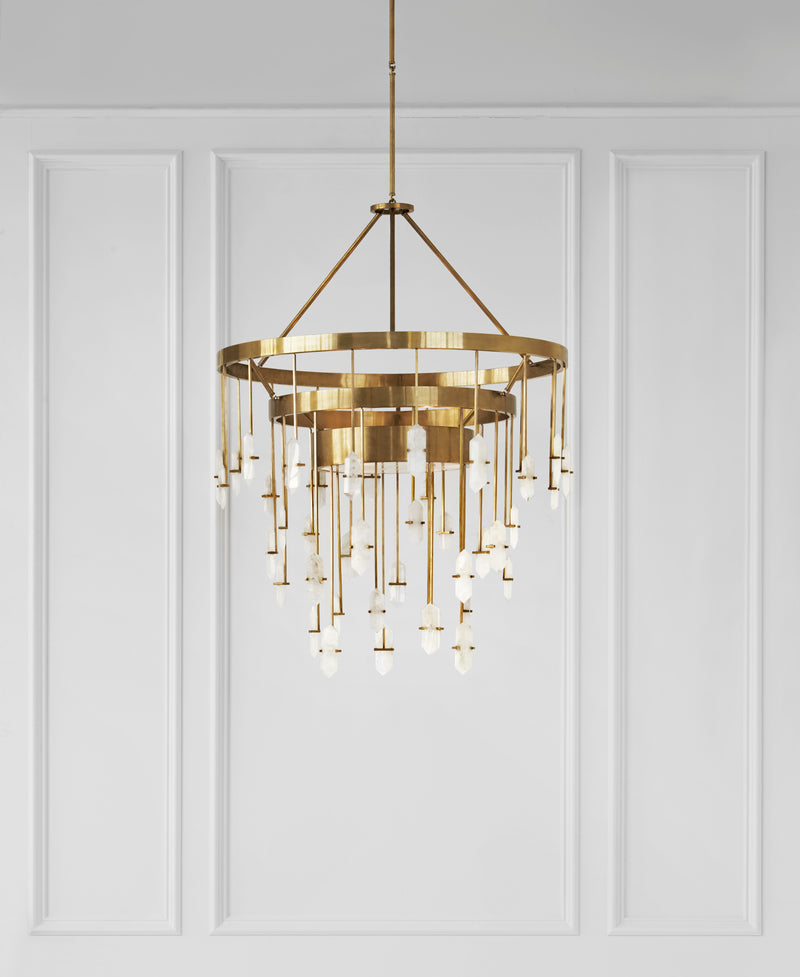 media image for Halcyon Large Three Tier Chandelier by Kelly Wearstler Lifestyle 1 293