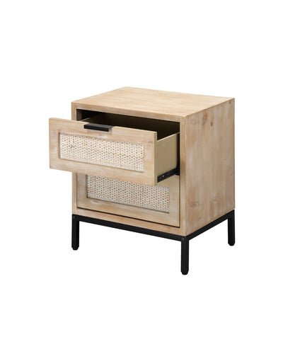 product image for Reed 2 Drawer Side Table 3 5