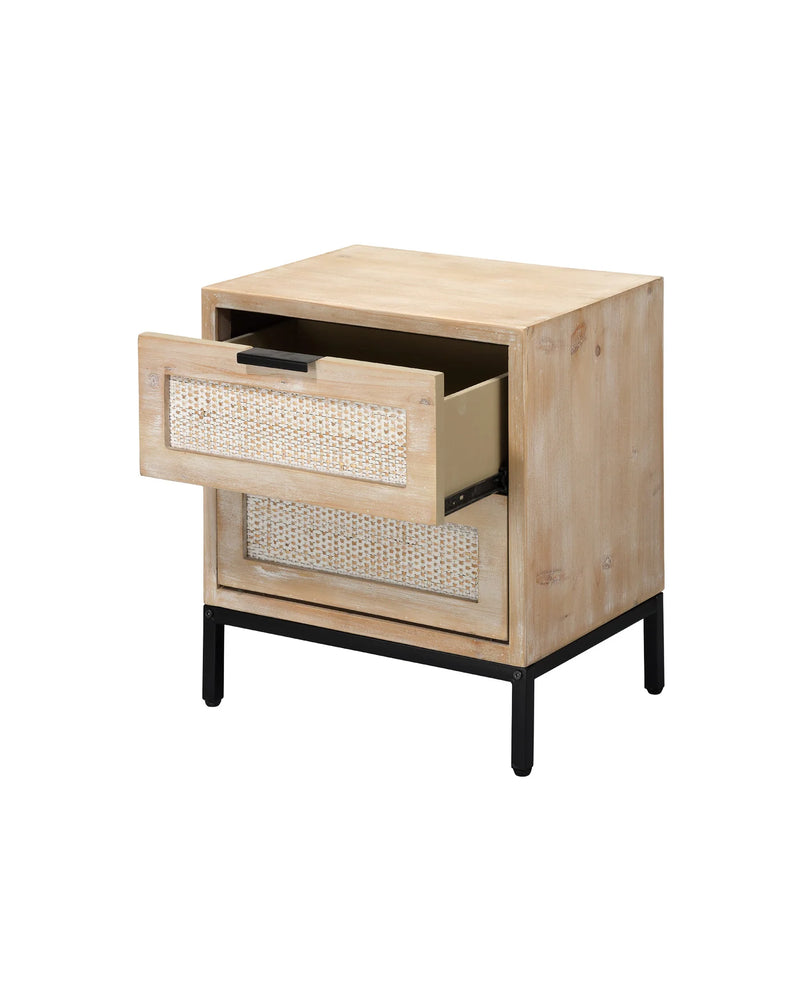 media image for Reed 2 Drawer Side Table 3 262
