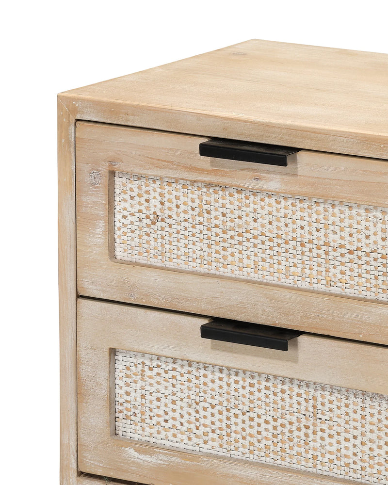 media image for Reed 2 Drawer Side Table 4 249