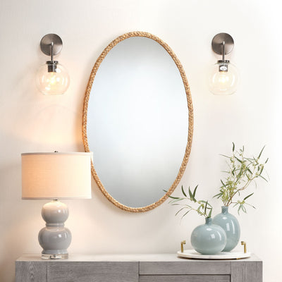 product image for Sparrow Braided Oval Mirror Styleshot Image 5 92