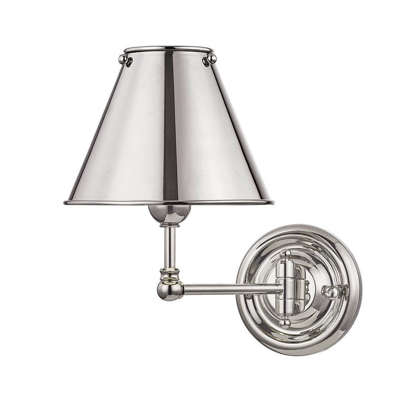 media image for Classic No.1 Wall Sconce by Mark D. Sikes for Hudson Valley Media 2 of 3 279
