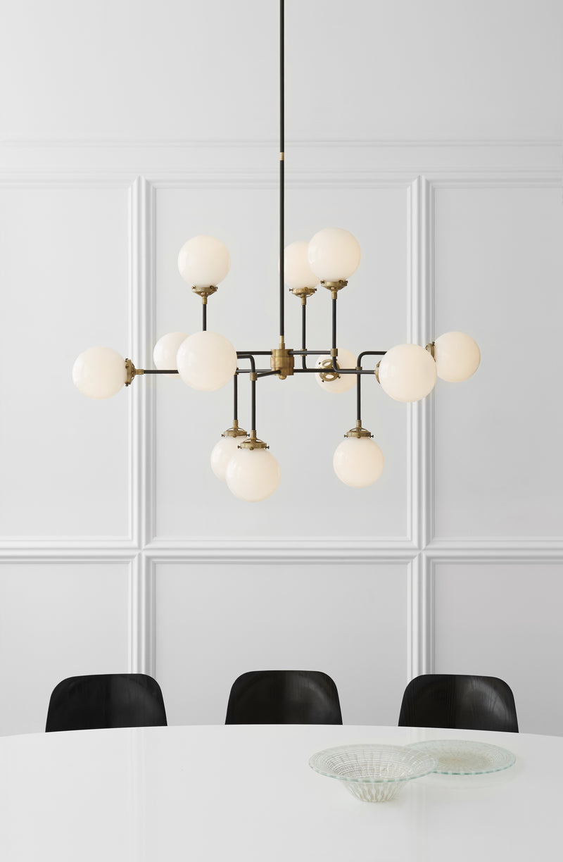 media image for Bistro Medium Chandelier by Ian K. Fowler Lifestyle 1 291