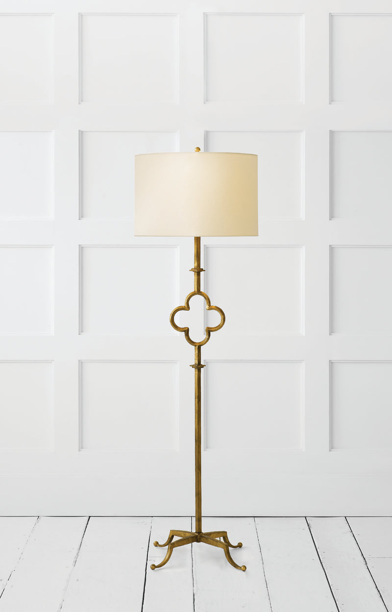 media image for Quatrefoil Floor Lamp by Suzanne Kasler Lifestyle 1 215
