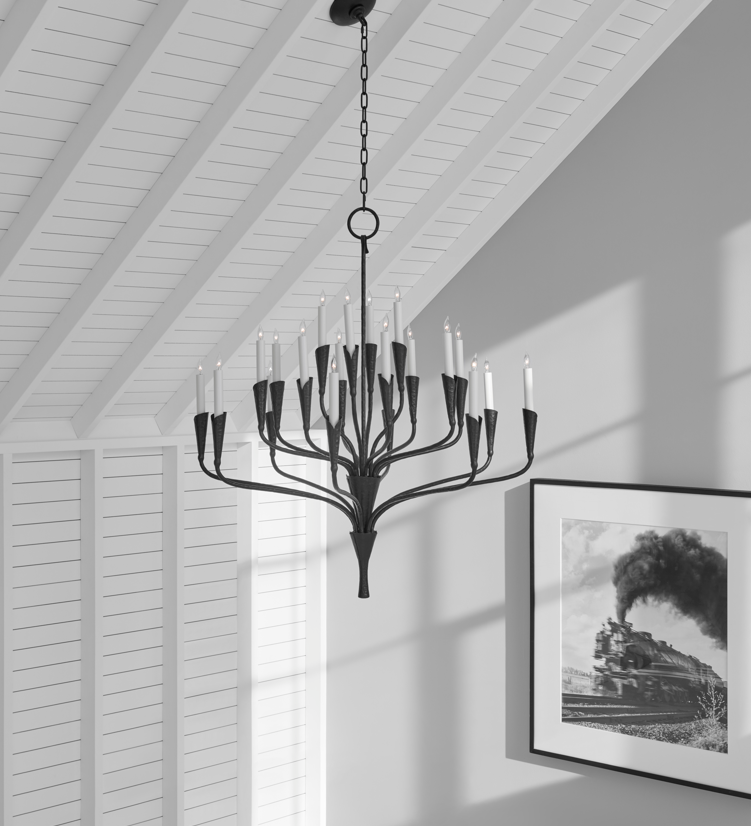 media image for Aiden Large Chandelier by Chapman & Myers Lifestyle 1 235