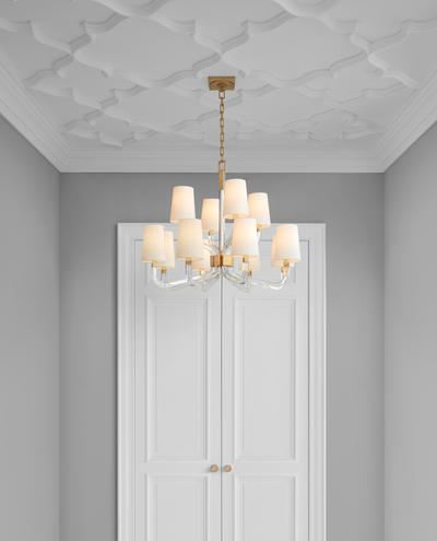 product image for Reagan Medium Two Tier Chandelier by Chapman & Myers Lifestyle 1 85