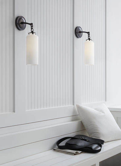product image for Katie Small Cylinder Sconce by Thomas O'Brien Lifestyle 1 7