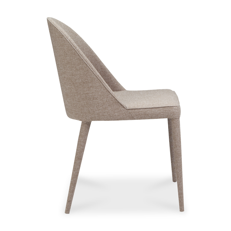 media image for Burton Fabric Dining Chair Light Grey Set of 2 229