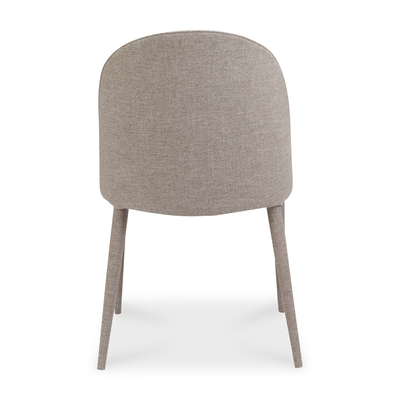 product image for Burton Fabric Dining Chair Light Grey Set of 2 27