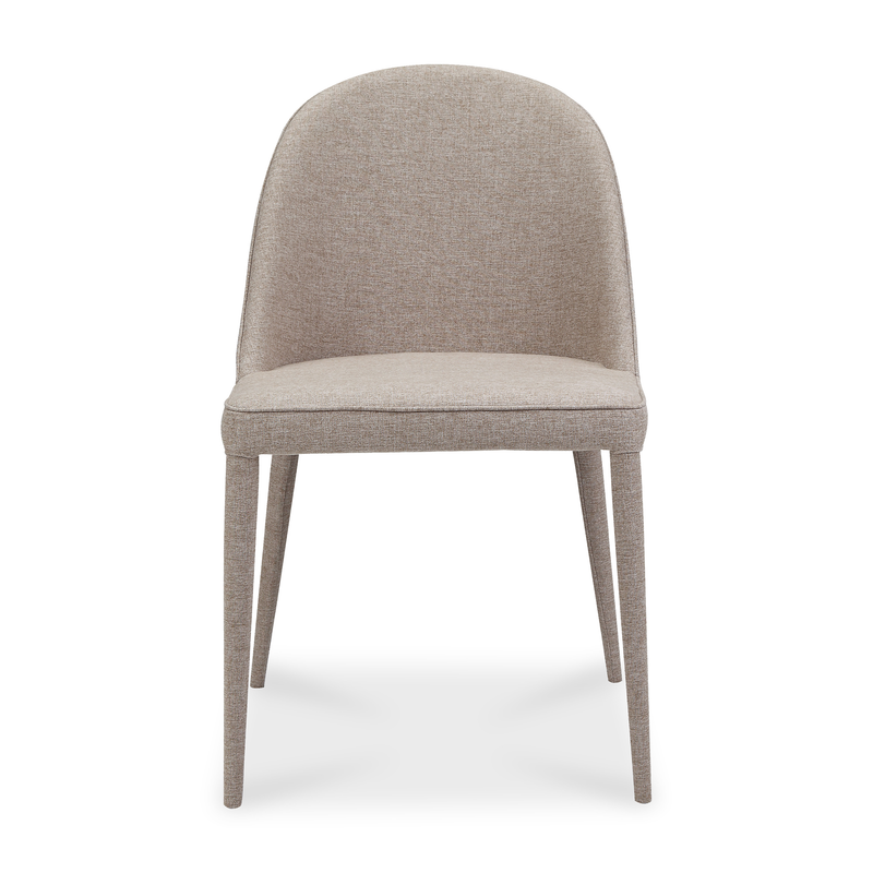 media image for Burton Fabric Dining Chair Light Grey Set of 2 231