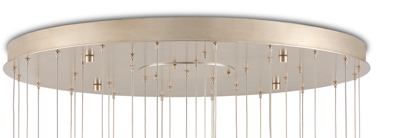 media image for Virtu 36 Light Round Multi Drop Pendant By Currey Company Cc 9000 1183 4 273