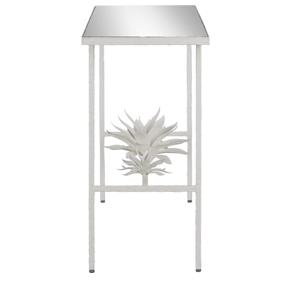 product image for Sisalana White Console Table By Currey Company Cc 4000 0167 3 29