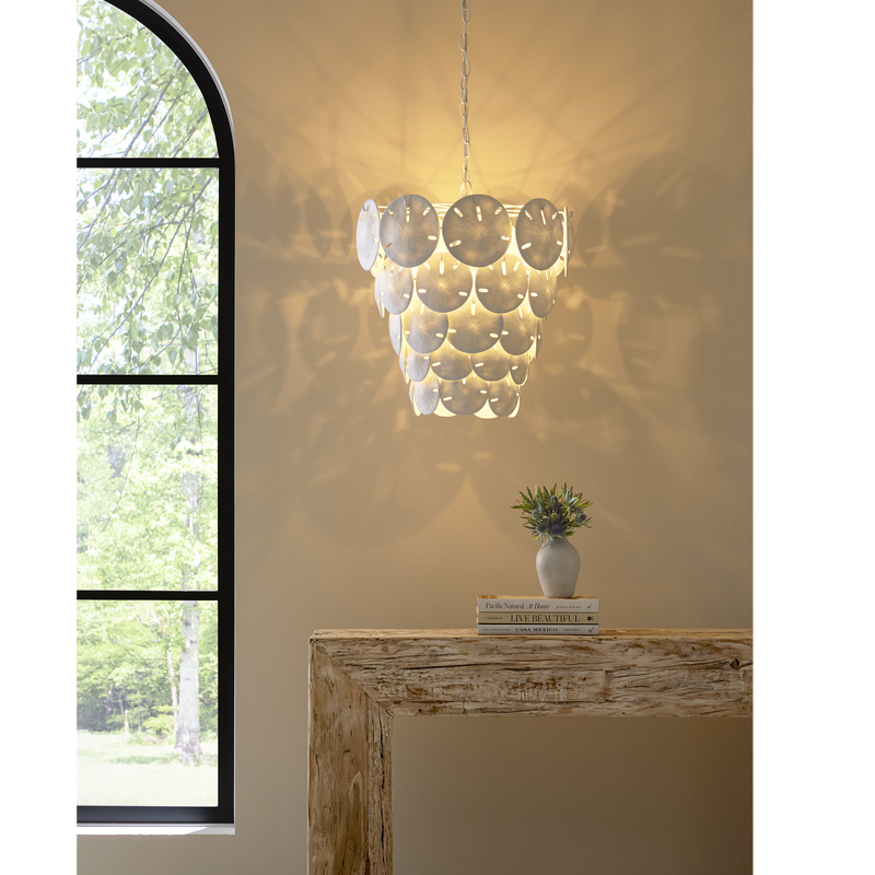 media image for Tulum White Chandelier By Currey Company Cc 9000 1113 5 252