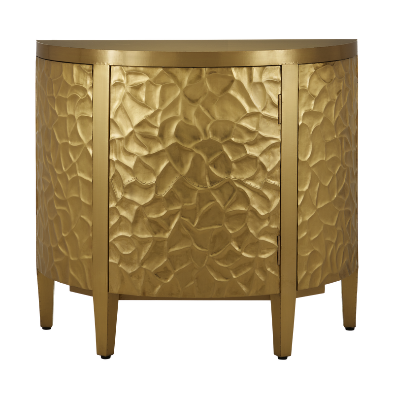 media image for Auden Brass Demi Lune Cabinet By Currey Company Cc 3000 0244 1 291