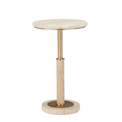 product image of Miles Travertine Accent Table By Currey Company Cc 4000 0183 1 571
