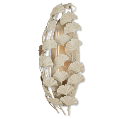 product image for Maidenhair Ivory Wall Sconce By Currey Company Cc 5000 0230 3 2