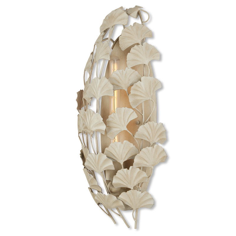 media image for Maidenhair Ivory Wall Sconce By Currey Company Cc 5000 0230 3 20