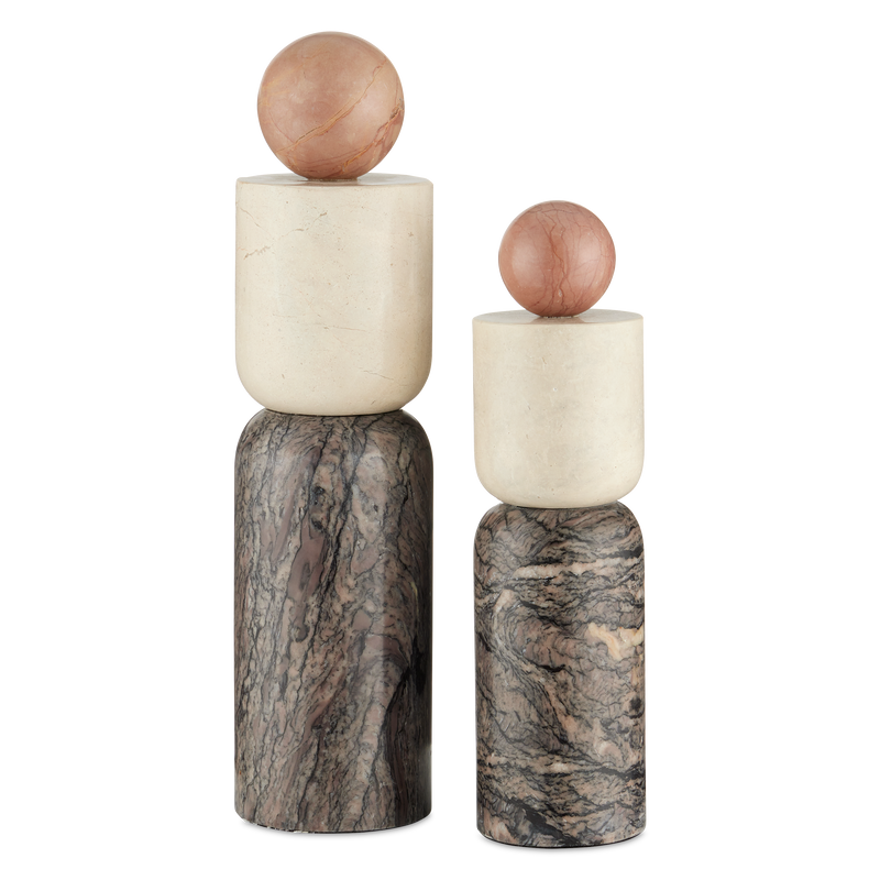 media image for Moreno Marble Objects Set Of 2 By Currey Company Cc 1200 0817 1 241
