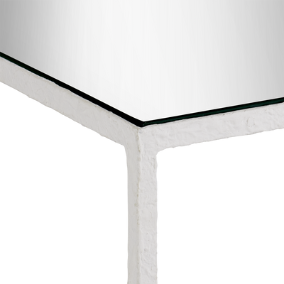 product image for Sisalana White Accent Table By Currey Company Cc 4000 0166 3 8