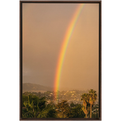 product image for Rainbow 2 Framed Stretched Canvas 16