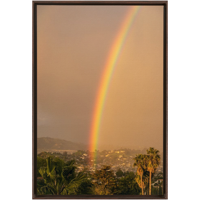 media image for Rainbow 2 Framed Stretched Canvas 276