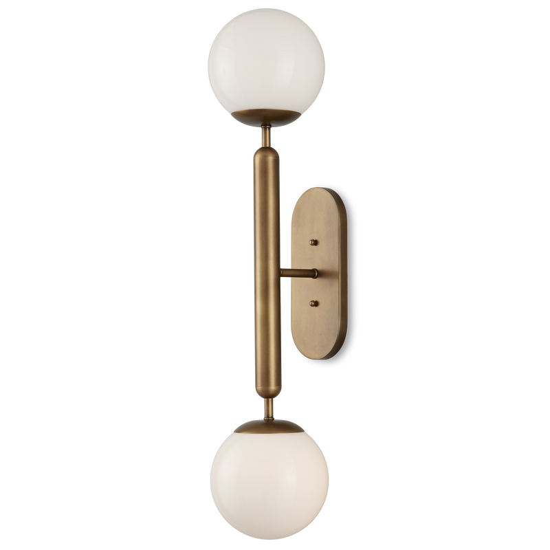 media image for Barbican Double Light Wall Sconce By Currey Company Cc 5800 0034 1 22