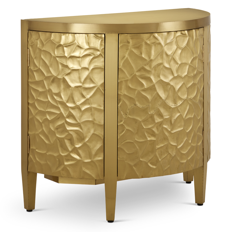 media image for Auden Brass Demi Lune Cabinet By Currey Company Cc 3000 0244 3 29