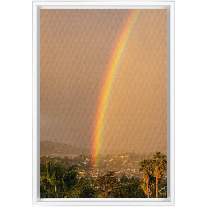 media image for Rainbow 2 Framed Stretched Canvas 281
