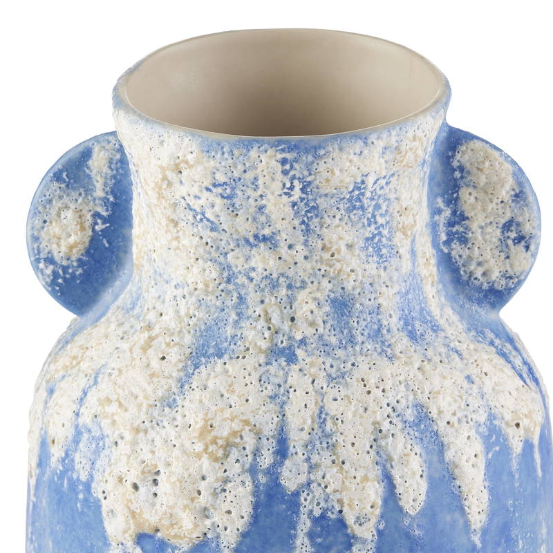 media image for Paros Blue Vase Set Of 4 By Currey Company Cc 1200 0738 3 214