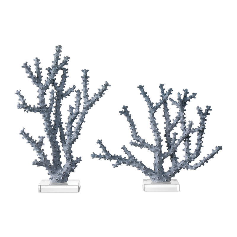 media image for Blue Coral Set Of 2 By Currey Company Cc 1200 0797 1 29