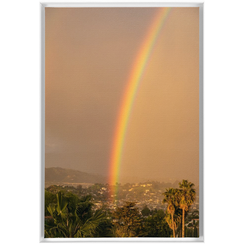 media image for Rainbow 2 Framed Stretched Canvas 244