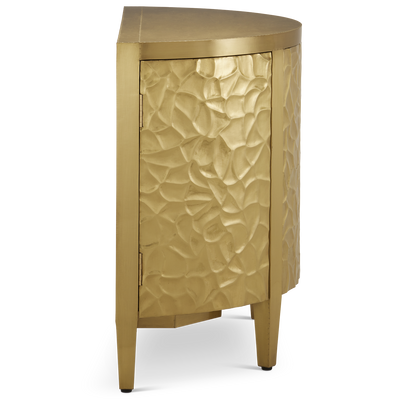 product image for Auden Brass Demi Lune Cabinet By Currey Company Cc 3000 0244 4 72