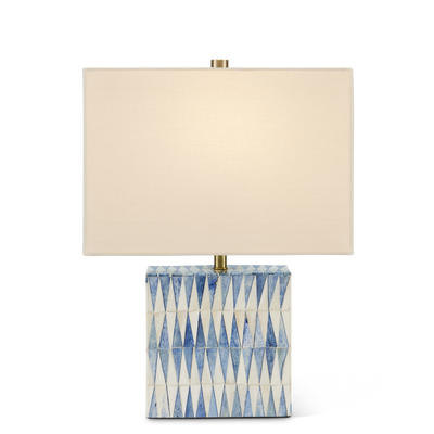 product image for Nadene Blue White Table Lamp By Currey Company Cc 6000 0887 3 12
