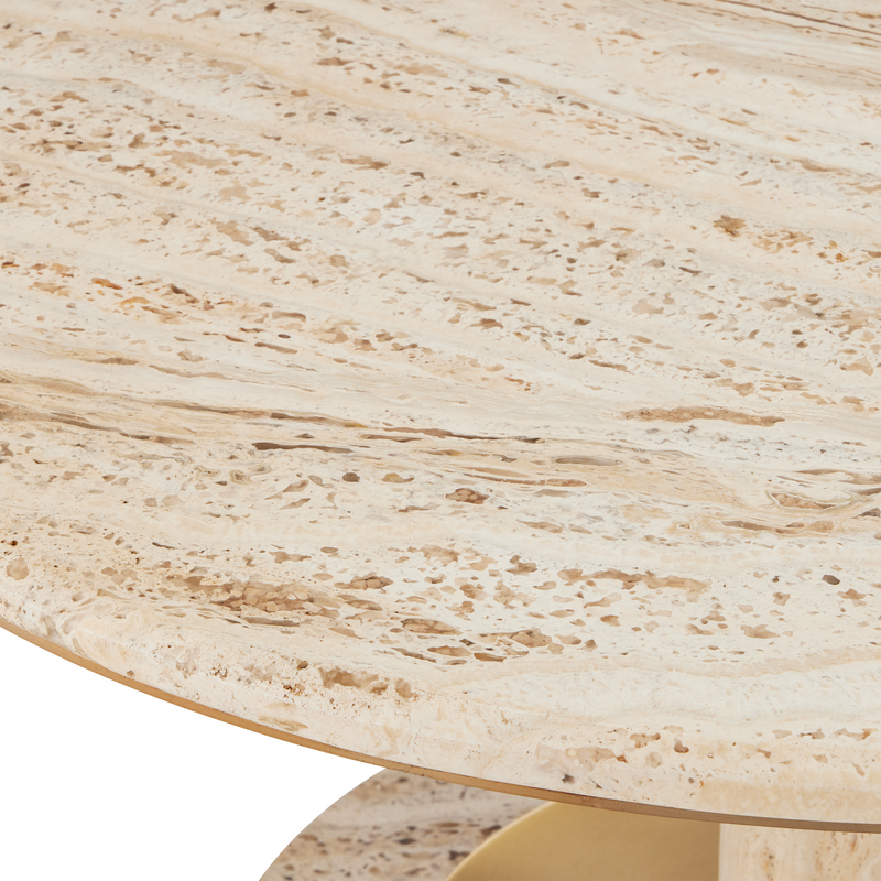 media image for Miles Travertine Cocktail Table By Currey Company Cc 4000 0184 3 225