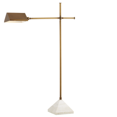 product image for Repertoire Brass Floor Lamp By Currey Company Cc 8000 0134 3 33