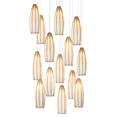 product image for Parish 15 Light Rectangular Multi Drop Pendant By Currey Company Cc 9000 1189 2 74