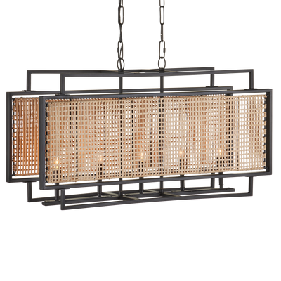 product image of Boswell Rectangular Chandelier By Currey Company Cc 9000 1164 1 529