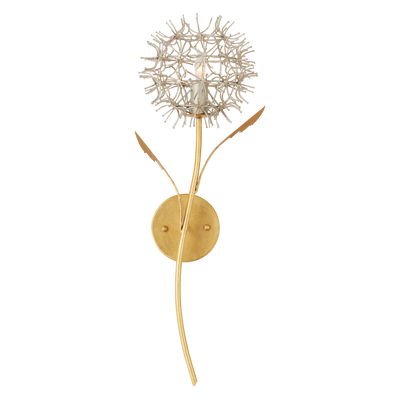 product image for Dandelion Silver Gold Wall Sconce By Currey Company Cc 5000 0250 3 2