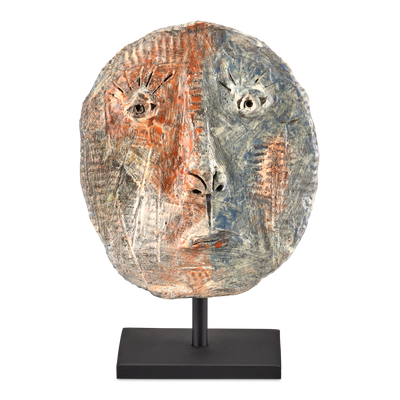 product image of Artisan Face Disc By Currey Company Cc 1200 0851 1 519