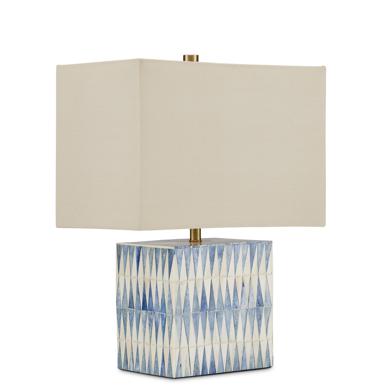 media image for Nadene Blue White Table Lamp By Currey Company Cc 6000 0887 2 233