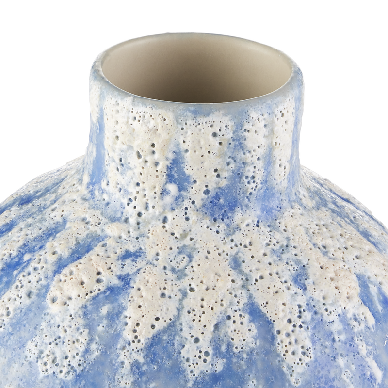 media image for Paros Blue Vase Set Of 4 By Currey Company Cc 1200 0738 2 275