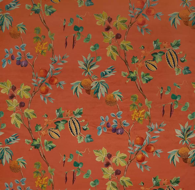 product image for Orchard Velvet Fabric in Terracotta 45