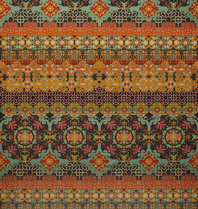 product image for Mansfield Velvet Fabric in Terracotta 0