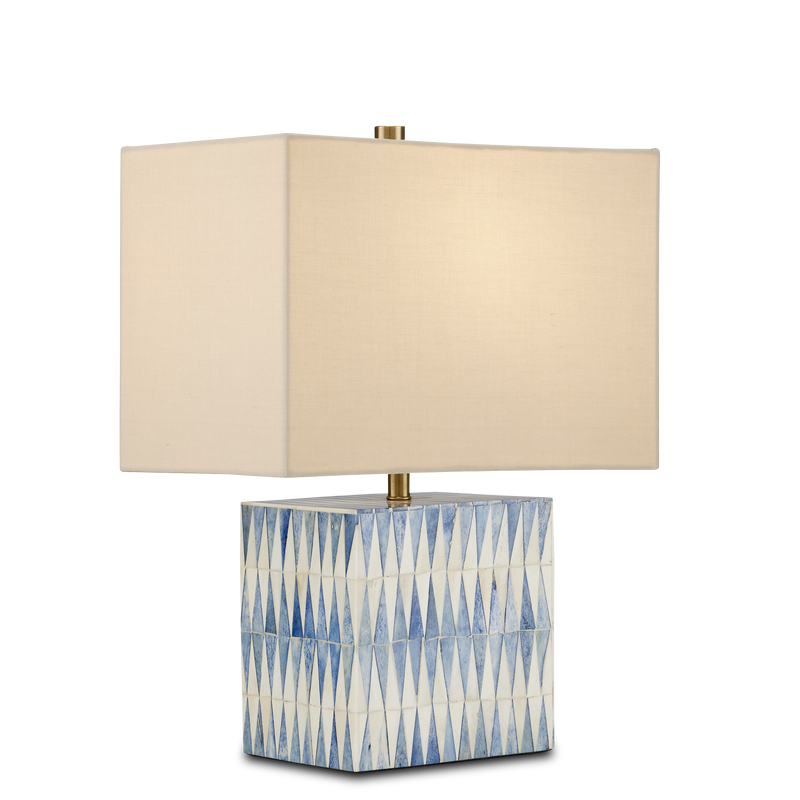 media image for Nadene Blue White Table Lamp By Currey Company Cc 6000 0887 1 298