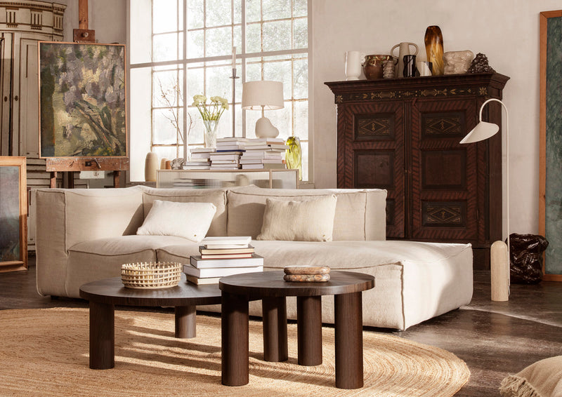 media image for Catena Sectional in Wool Boucle Off-White 293