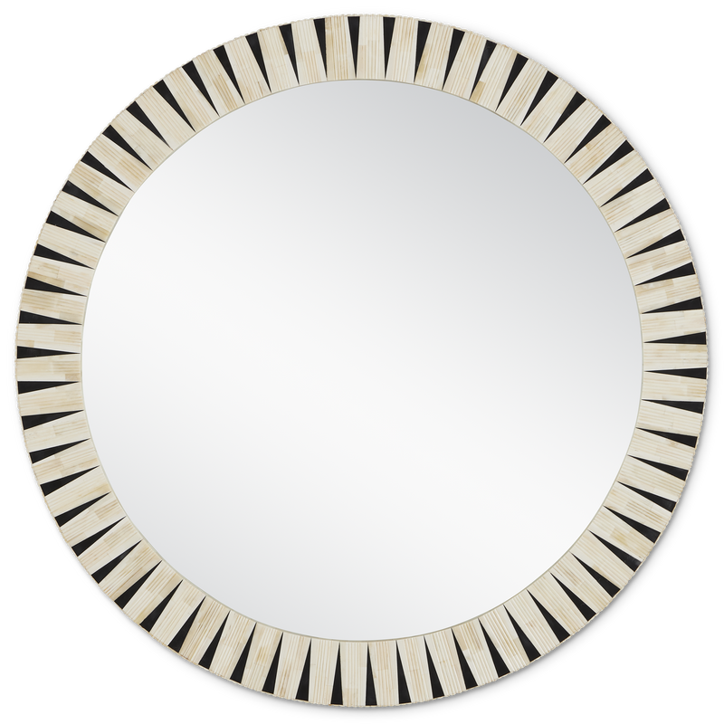 media image for Arvi Round Mirror By Currey Company Cc 1000 0137 1 27