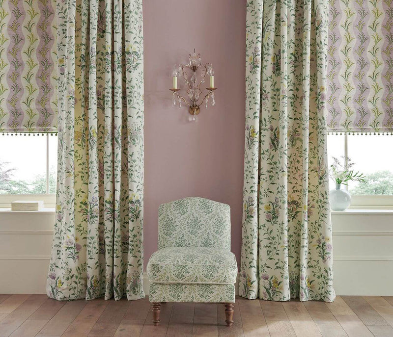media image for Dallimore Hollingbourne Green/Pink Fabric 258