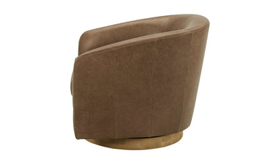 product image for Oscy Leather Swivel Chair 2 36